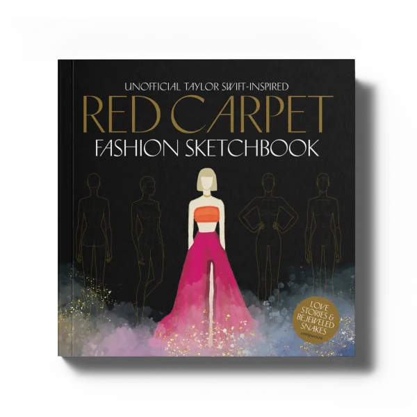 Taylor Swift-Inspired Red Carpet Fashion Sketchbook